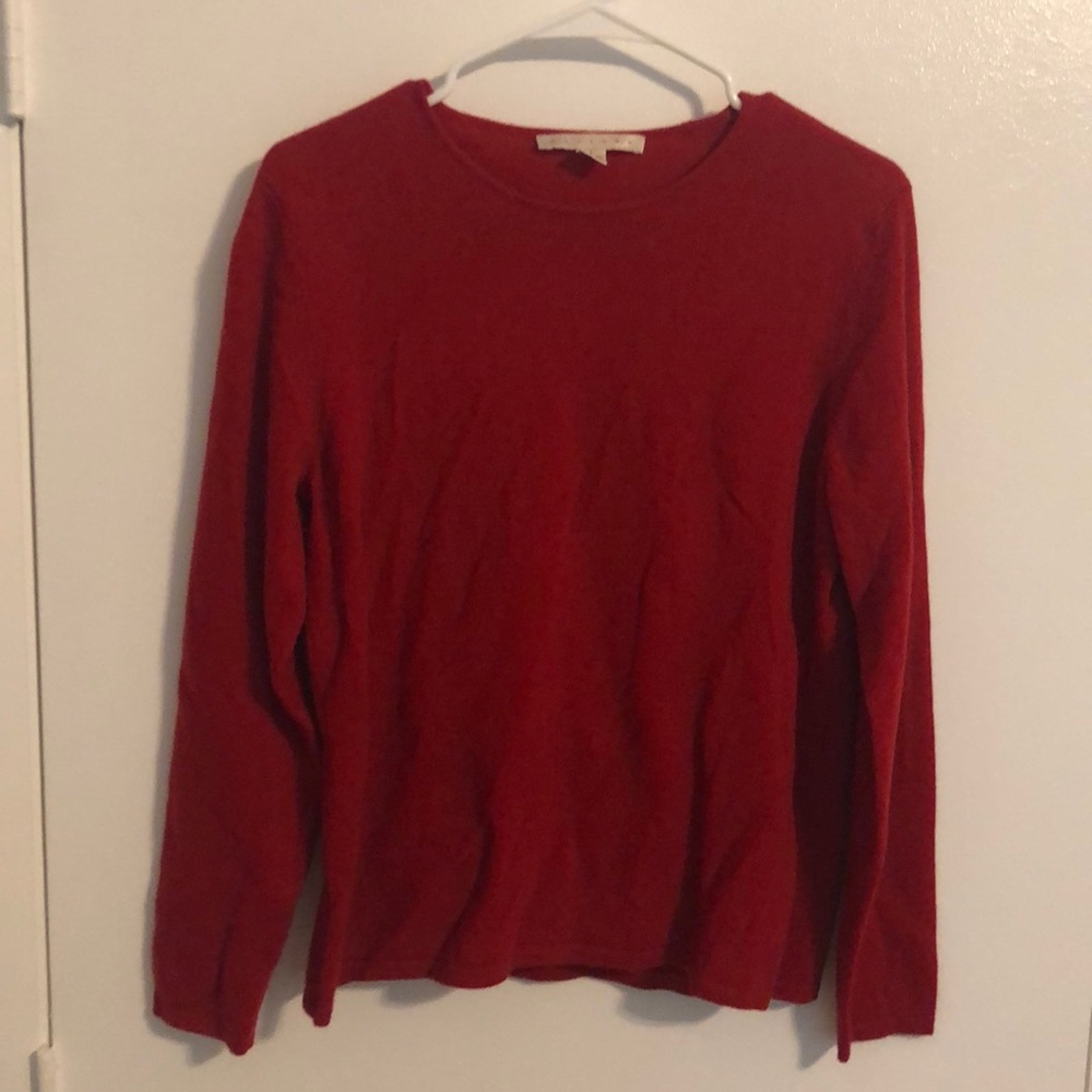 Belford Red Cashmere Sweater - L